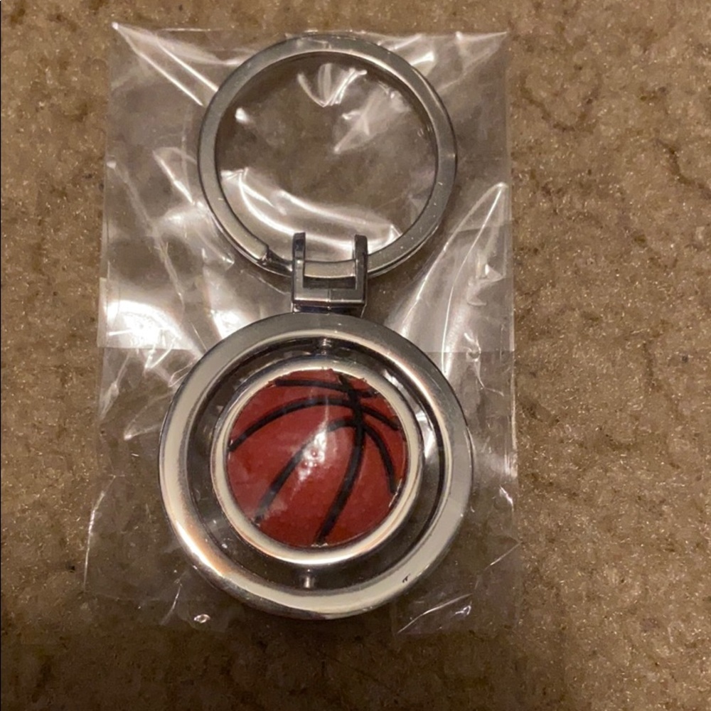 Basketball keychain new sealed never used